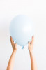 Воздушный шар, нежно-голубой